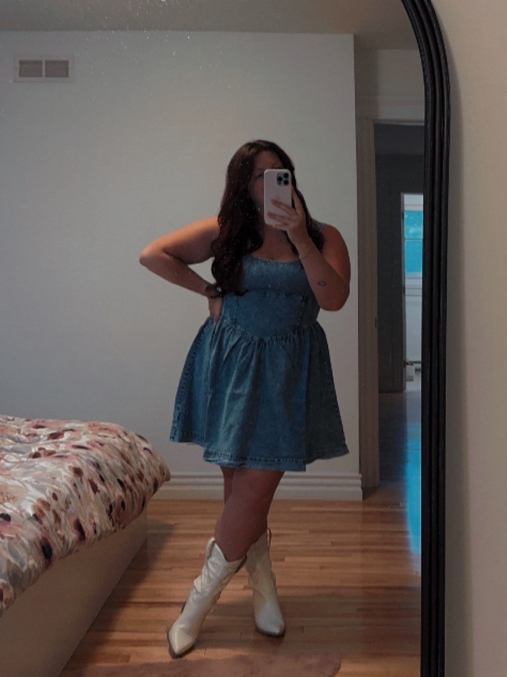 American Eagle Denim Mini Dress – Size L